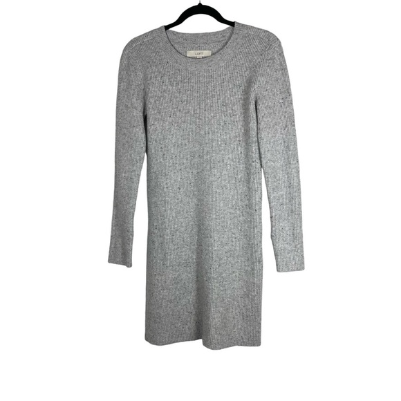 Loft Cozy Grey Knit Dress size‎ xs *A0052 - Picture 1 of 6